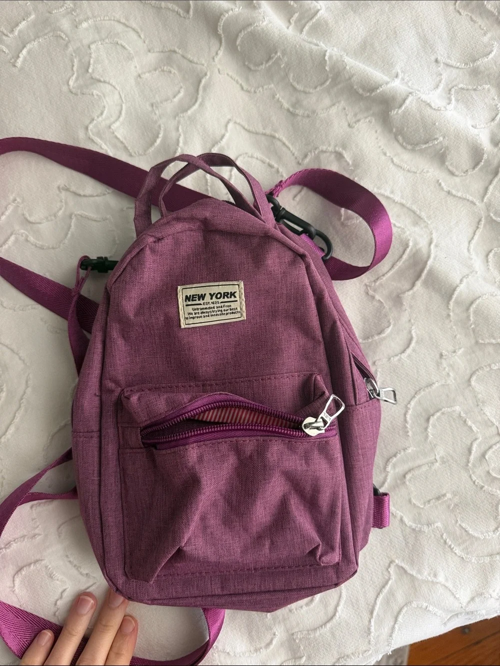 New York Mini Backpack - Purple
